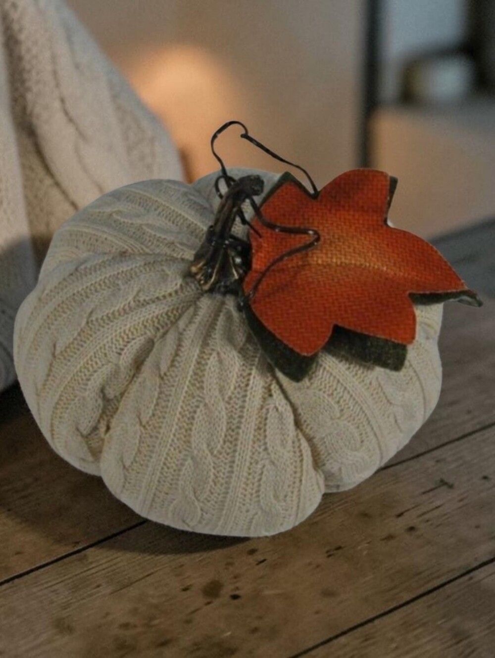 Pumpkin Woven Sweater Design New